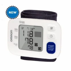 Omron 3 Series Wrist Blood Pressure Monitor With 60 Blood Pressure Readings -Health Care Store 19 03APRDBP6100Left800x800 NEW
