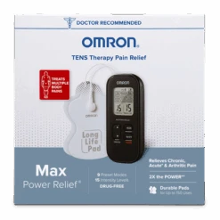 Omron Max Power Relief TENS Unit With Long Life Pads -Health Care Store 19 78APKGPM500Front600x600