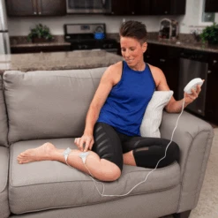 Omron Total Power + Heat™ TENS Unit 12 Omron Total Power + Heat™ TENS Unit -Health Care Store 19 799ALIFEPM800PadsOnCalf600x600