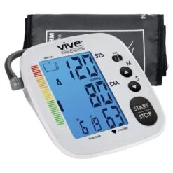 Vive Health Upper Arm Precision Blood Pressure Monitor With XL LCD Screen