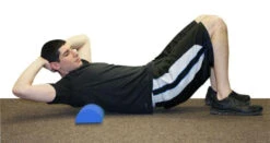 Cando PE Blue Foam Rollers For Fitness And Therapy -Health Care Store 30 2152 36in halfblue