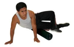 CanDo High Density Foam Roller - Black Composite - Extra Firm -Health Care Store 30 2280 inUse v3