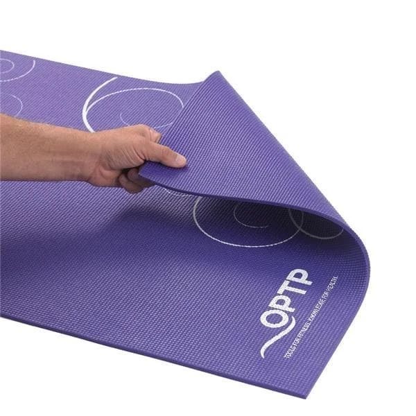 OPTP Tavel Yoga Mat With Non-Slip Surface - 72" L X 24" W X 1/4" Thick 6 OPTP Tavel Yoga Mat With Non-Slip Surface - 72" L X 24" W X 1/4" Thick - Image 4