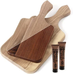 Brazos Home™ Cutting Board Kit W/ Board Butter - Small And Medium Bundle -Health Care Store 512 3000 1088 01