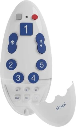 SMPL One Click Universal TV Remote - Favorite Channel Buttons -Health Care Store 514KMOpGrqL. AC SL1500