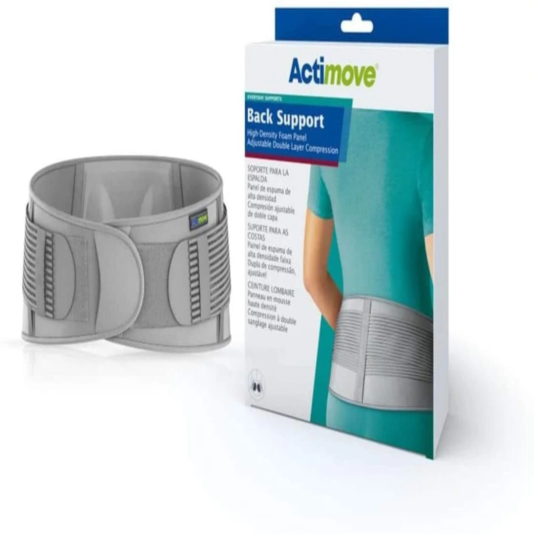 Actimove Back Support High-Density Foam Panel Adjustable Double Layer Compression 3 Actimove Back Support High-Density Foam Panel Adjustable Double Layer Compression
