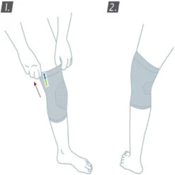 Actimove Everyday Mild Knee Support Compression Sleeve - White -Health Care Store 51feN5l9VFL. AC SL1500