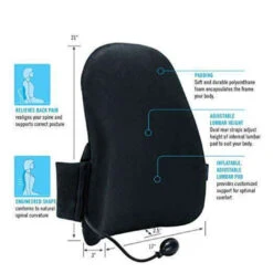 Complete Medical ObusForme Custom Air Backrest With Adjustable Lumbar Support -Health Care Store 61fIZQDh0OL. SX522