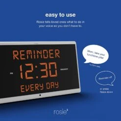 Reminder Rosie 2.0 Stress Free Alarm Clock That Responds To Verbal Personal Voice Commands -Health Care Store 61nj5WNHpqL. AC SL1500