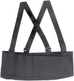 DMI Deluxe Work Belt Back Support Brace Lumbar Support With Adjustable Removable Shoulder Straps