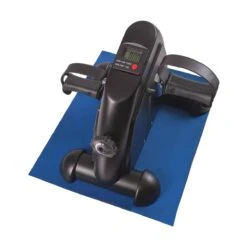 DMI Mini Fitness Exercise Pedaler With Digital Control Screen And Mat