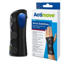 Actimove Wrist Stabilizer Removable Metal Stay - Right/Left - Black