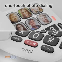 SMPL Photo Dial Phone - 6 One-Touch Photo Memory Buttons 14 SMPL Photo Dial Phone - 6 One-Touch Photo Memory Buttons -Health Care Store 71a c5uJ6SL. AC SL1500