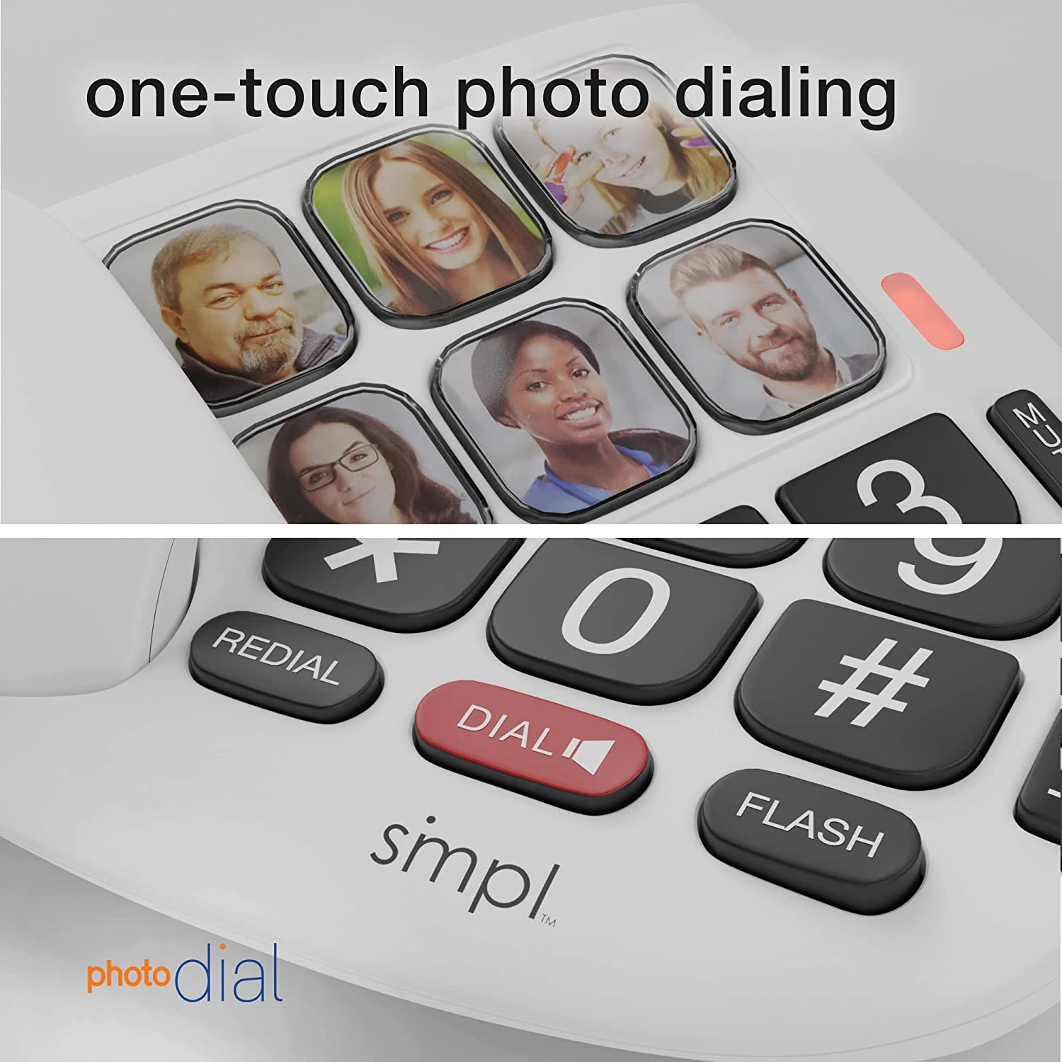 SMPL Photo Dial Phone - 6 One-Touch Photo Memory Buttons 8 SMPL Photo Dial Phone - 6 One-Touch Photo Memory Buttons - Image 6