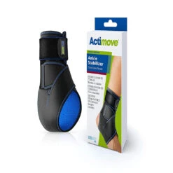 Actimove Ankle Stabilizer Criss-Cross Straps Universal Black