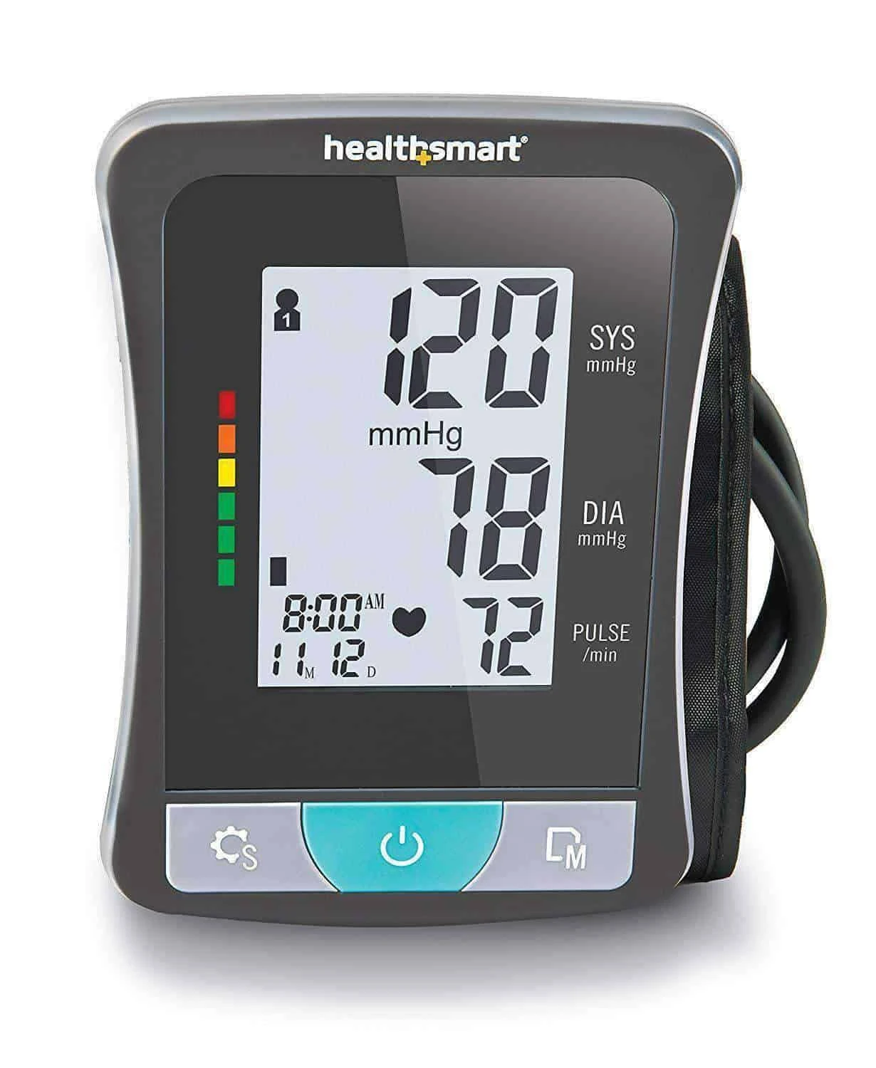 HealthSmart Blood Pressure Monitor For Upper Arm With Clinically Accurate LCD Screen 5 HealthSmart Blood Pressure Monitor For Upper Arm With Clinically Accurate LCD Screen - Image 3