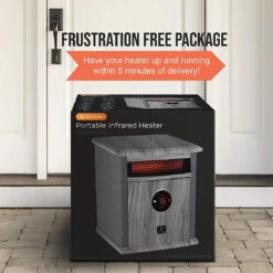 Heat Storm Deluxe Logan Portable Infrared Space Heater With Digital Display -Health Care Store 81NWpwh8i7L. SL1500