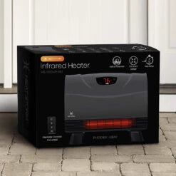 Heat Storm Phoenix Floor To Wall Infrared Space Heater With Attachable Feet & Remote Control -Health Care Store 81ocXcSnawL. SL1500