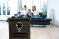 HeatStorm Preston Portable Infrared Quartz Space Heater - Dark Walnut -Health Care Store 81t9dsO37iL. AC SL1500 2