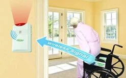 Smart Caregiver Cordless Exit Alarm With Chair Pressure Sensing Pad - 10" X 15" -Health Care Store 81w4koZbV4L
