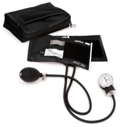 Prestige Medical Premium Aneroid Sphygmomanometer With Carry Case -Health Care Store 882 BLK