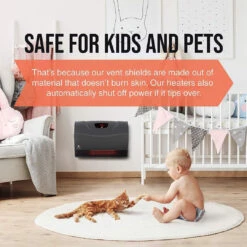 Heat Storm Phoenix Floor To Wall Infrared Space Heater With Attachable Feet & Remote Control -Health Care Store 915RRNRtvKL. SL1500