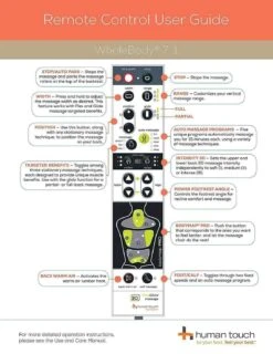 Human Touch WholeBody 7.1 Swivel-Base Full Body Relax And Massage Chair With Warm Air Heating & Easy Customizable Massage 24 Human Touch WholeBody 7.1 Swivel-Base Full Body Relax And Massage Chair With Warm Air Heating & Easy Customizable Massage -Health Care Store 915h3uMqbTL