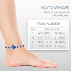 Health Care Store -Health Care Store Ankle Support Chart