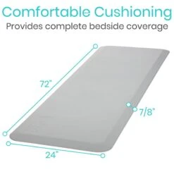 Vive Health Portable X-Large Padded Slip Resistant Bedside Fall Mat -Health Care Store Comfortable Cushioning 800x eea84ee1 b264 4e70 8685 3bb37d314ccf