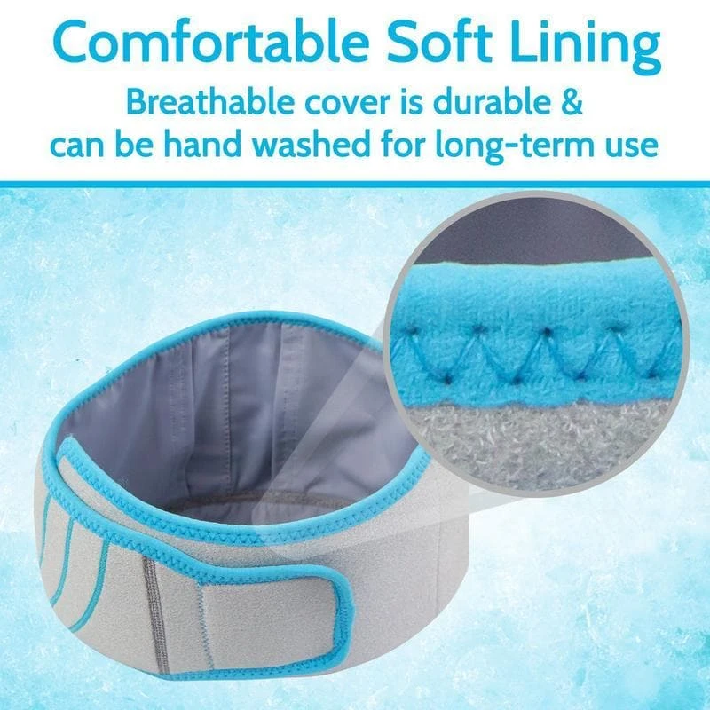 Vive Health Full Head Ice Or Heat Wrap With Washable Cover 7 Vive Health Full Head Ice Or Heat Wrap With Washable Cover - Image 5