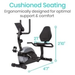 Vive Health Recumbent Bike With Large Digital Display And Fitness App 18 Vive Health Recumbent Bike With Large Digital Display And Fitness App -Health Care Store Cushioned Seating 800x 1643ee3e c229 46ca 8f83 24d25ca1fac3