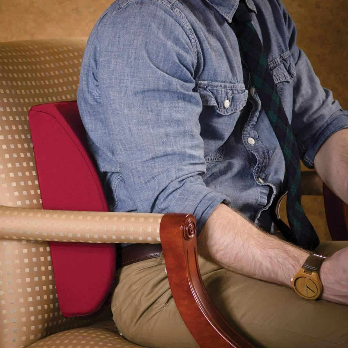 DMI Relax-a-Bac Lumbar Support Back Cushions With Insert And Strap 15 DMI Relax-a-Bac Lumbar Support Back Cushions With Insert And Strap - Image 13