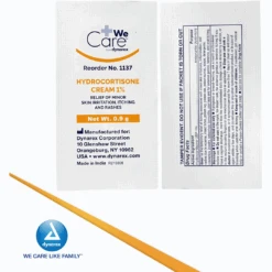 Dynarex 1% Hydrocortisone Cream Packets - 144 Packets Per Box -Health Care Store Dynarex1137 4