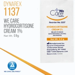 Dynarex 1% Hydrocortisone Cream Packets - 144 Packets Per Box -Health Care Store Dynarex1137 6