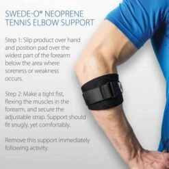 Core Products Swede-O® Neoprene Tennis Elbow Supports -Health Care Store ELB 6505 IFU 20 0319 BB 540x ed8e79e7 a9fd 4e7f bb82 76d6ce5ee642