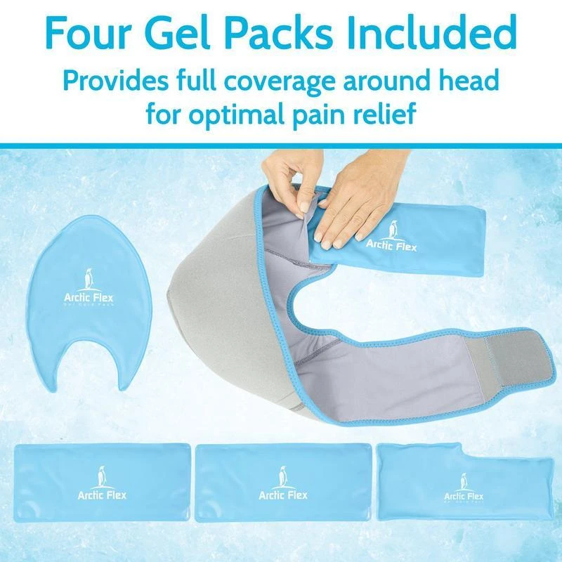 Vive Health Full Head Ice Or Heat Wrap With Washable Cover 9 Vive Health Full Head Ice Or Heat Wrap With Washable Cover - Image 7