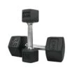 TKO Tri-Grip Rubber Hex Dumbbells -Health Care Store HexDumbbell 1000New