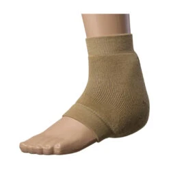 Heelbo Heel And Elbow Protectors With Flexible Stretch - 1 Pair -Health Care Store Mabis Heelbo Heel and Elbow Protectors Beige 02