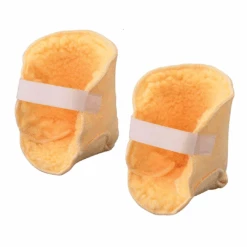 Nova Medical Heel Protectors With Sheepskin Fleece Comfort - One Pair