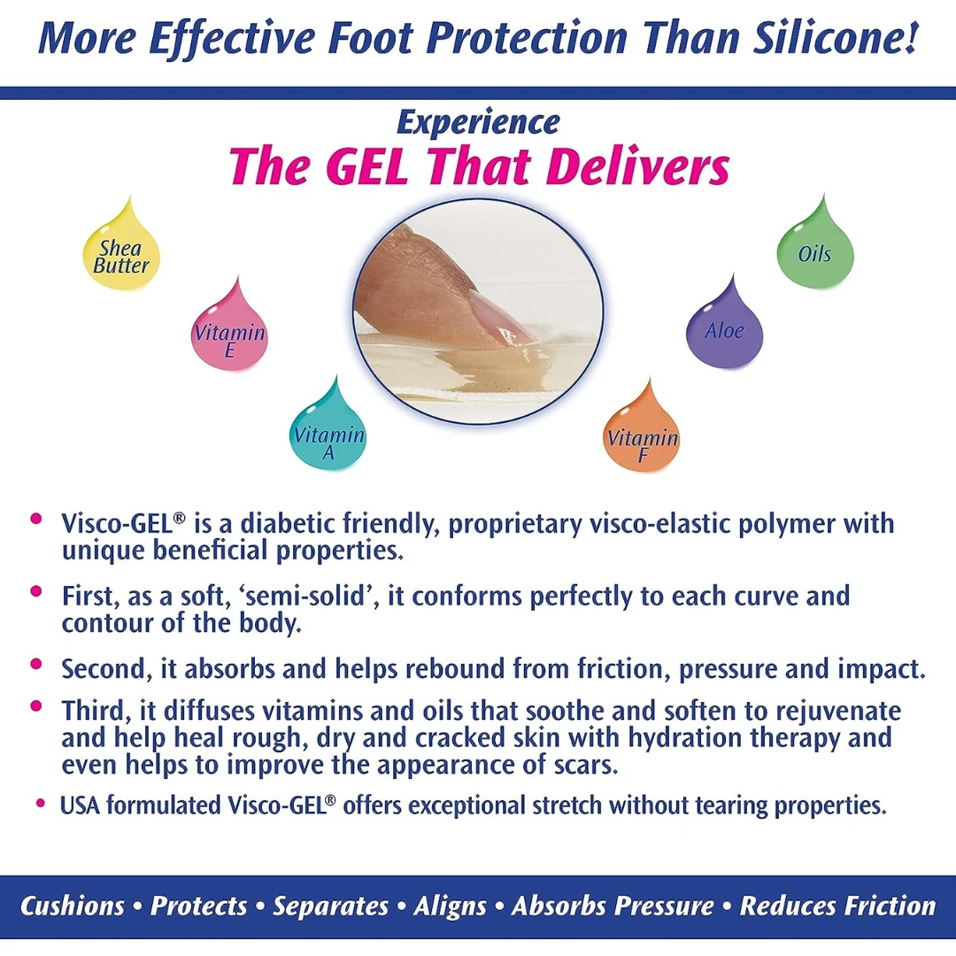 Pedifux Visco-GEL® Hammer Toe Cushion 6 Pedifux Visco-GEL® Hammer Toe Cushion - Image 4