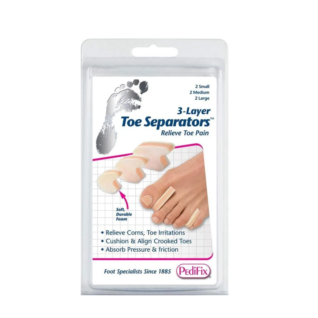 PediFix® 3-Layer Toe Separators™ 4 PediFix® 3-Layer Toe Separators™ - Image 2