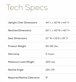 Human Touch Perfect Chair PC-600 Silhouette Zero Gravity Recliner -Health Care Store ScreenShot2020 10 27at2.29.10PM