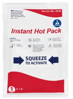 Dynarex Flexible Instant Large Hot Packs - 5 X 9 - Box Of 24 -Health Care Store ScreenShot2022 02 03at11.06.25AM