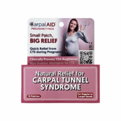 Carpal AID Clear Plastic Adhesive Hand-Based Carpal Tunnel Support - Pack Of 15