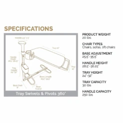 Signature Life Independence Tray Table With 360 Degree Swivel -Health Care Store Senior product 148 1ecbb718 ea6b 4e22 9fd5 6d567eddf254
