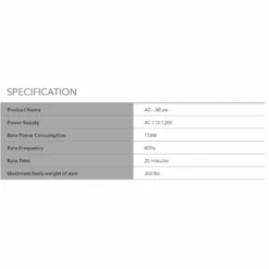 Ador Allure 3D Reclining Massage Chair With ZG & Intelligent Voice Control -Health Care Store Senior product 17 3205ad5e d701 4475 a2fc 388ebf5fdc87