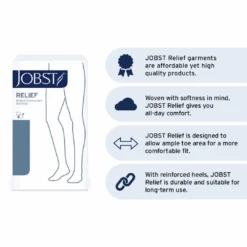 JOBST Relief Knee High Open Toe Unisex Compression Socks - 20-30 MmHg -Health Care Store Senior product 3 7fc71a70 8fe8 421d 88af fee2edc70991
