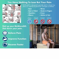 BIOWAVE GO Wearable Pain Management TENS Device - Long-Lasting Pain Relief -Health Care Store Senior product 44 54f7ca01 a66b 4a55 87ae 04a4ccc9ed73