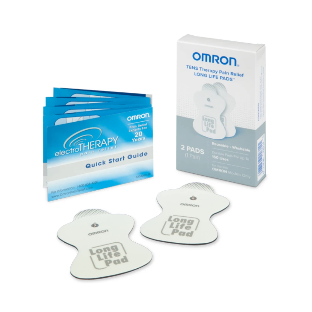 Omron Long Life Pads For TENS Units - Sold As A Pair 3 Omron Long Life Pads For TENS Units - Sold As A Pair