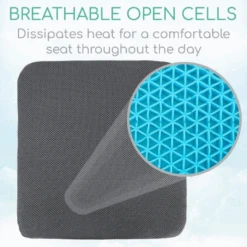 Vive Health Honeycomb Gel Seat Cushion With Removable Cover -Health Care Store Senior.comProductImage 180 101061d9 636c 4fec 8ad0 889099307a6b